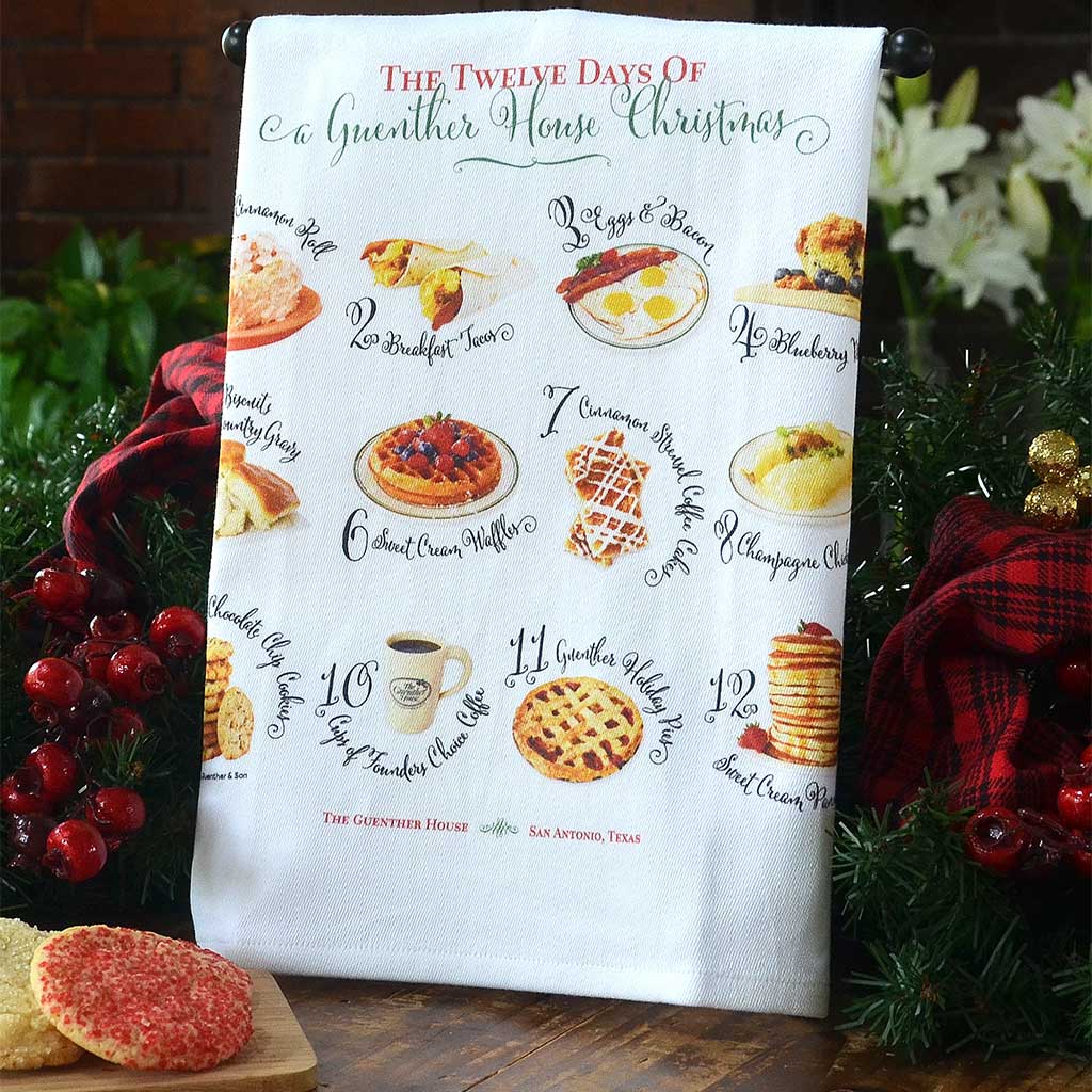 The Twelve Days of a Guenther House Christmas Towel